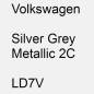 Preview: Volkswagen, Silver Grey Metallic 2C, LD7V.